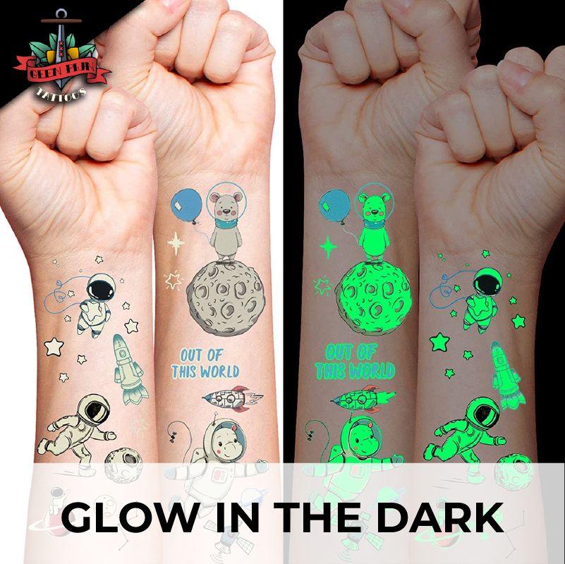 Glowing tattoo's