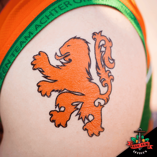 Nederlandse Leeuw - Tijdelijke Tattoo